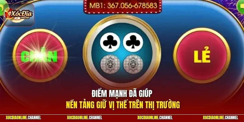 Điểm mạnh đã giúp nền tảng giữ vị thế trên thị trường