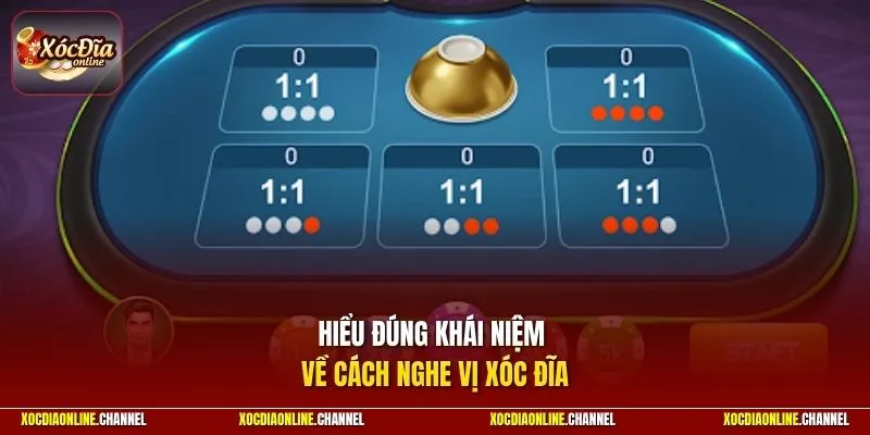 Hiểu đúng khái niệm về cách nghe vị xóc đĩa